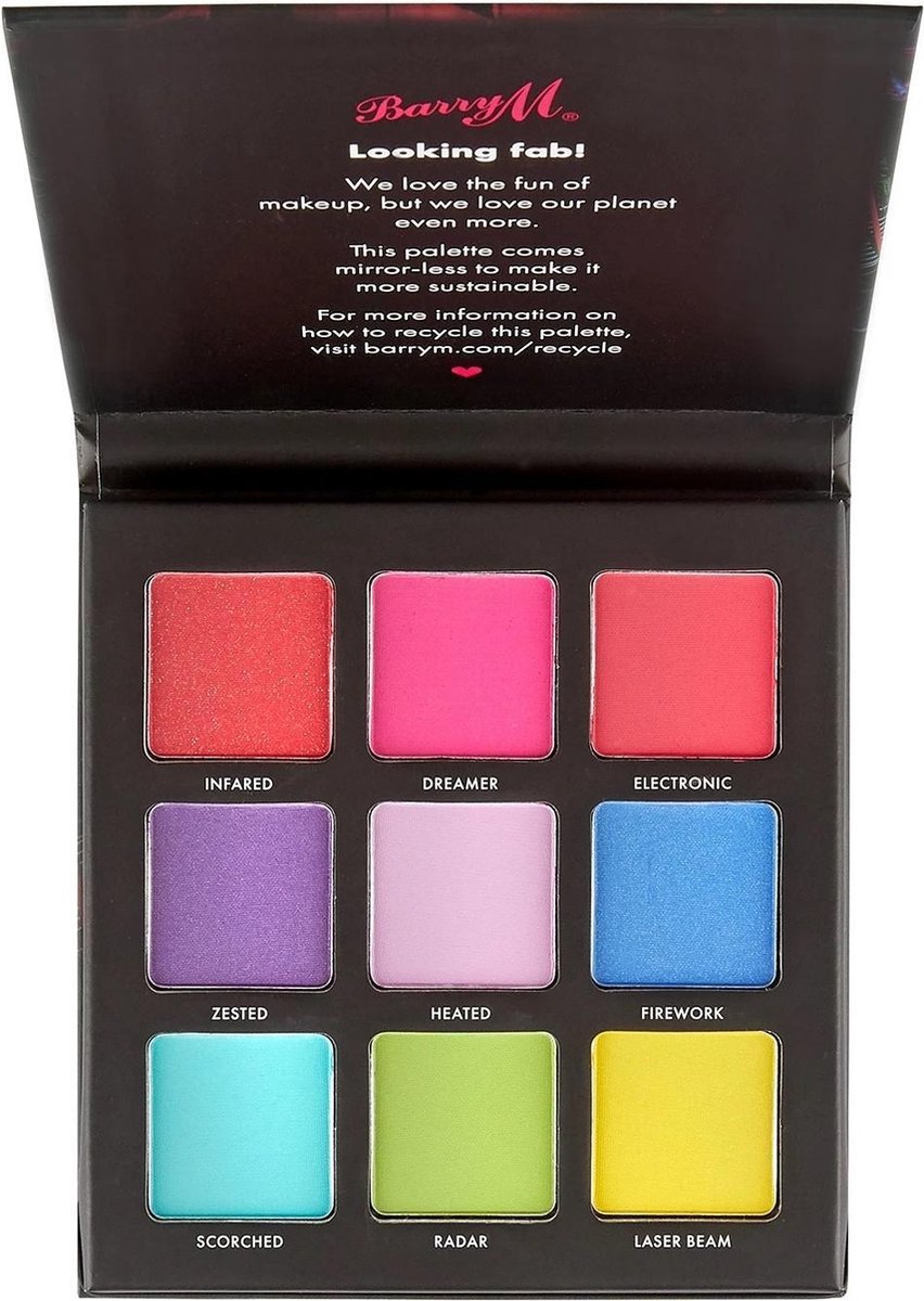 Barry M - Neon Brights Eyeshadow Palette - Eyeshadow 1.4 G