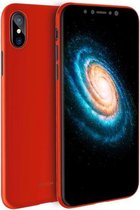 ROCK voor iPhone X / XS Untra-dunne zachte PP Frosted beschermende achterkant van de behuizing (rood)