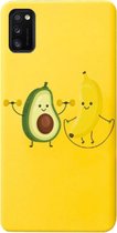 ADEL Siliconen Back Cover Softcase Hoesje voor Samsung Galaxy A41 - Fruit