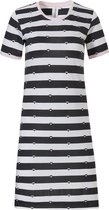 Katoenen nachthemd met korte mouwen '♥ love to stripe it up'