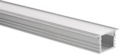 LED strip profiel Matera aluminium hoog 1m incl. melkwitte afdekkap