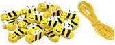 Moses Kralenset Voorjaar Bijen Junior Hout Geel/zwart 3-delig
