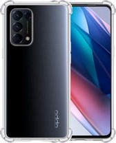 Oppo Find X3 Lite Hoesje Transparant Shockproof Case - Oppo Find X3 Lite Case Hoesje - Oppo Find X3 Lite Hoes Cover - Transparant