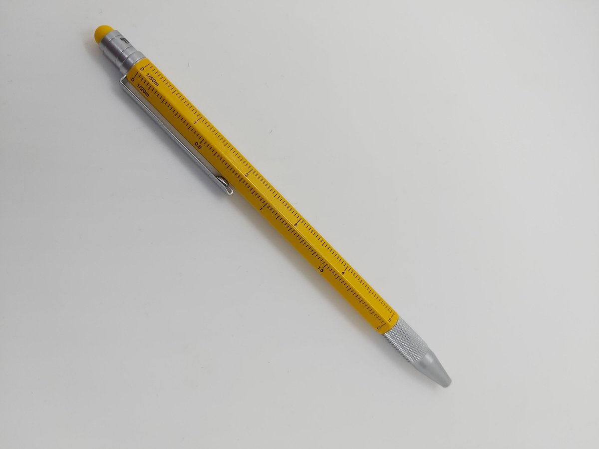 Troika Construction Balpen Slim Geel