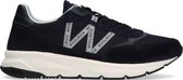 Woolrich Trail Runner Man Camoscio Hoge sneakers - Heren - Blauw - Maat 44