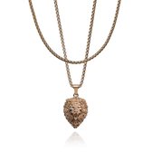 Croyez Jewelry | Lion Rosegold Layerup | Box / 75cm / 75cm