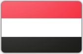 Vlag Jemen - 70 x 100 cm - Polyester