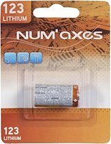 Numaxes Batterij Lithium Cr123a 3v