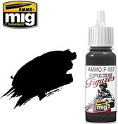 AMMO MIG F502 Outlining Black - Acryl Verf flesje