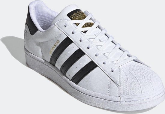 adidas Superstar Vegan Heren Sneakers - Ftwr White/Core Black/Green - Maat  45 1/3 | bol.com
