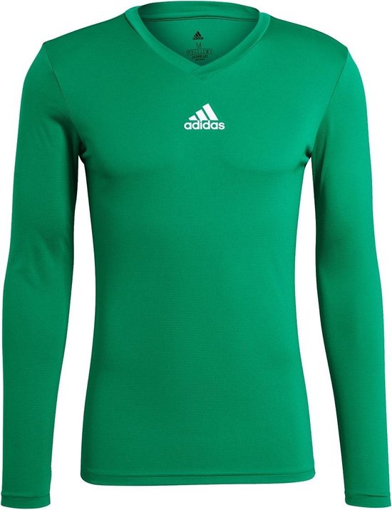 adidas - Team Base Tee - Groene Ondershirts - XL - Groen