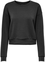 Only Play - Lounge LS O-Neck Sweat - Basic Sweater Zwart - S - Zwart