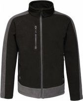 Warme Softshell Fleece Vest Maat M (Zwart/Grijs)