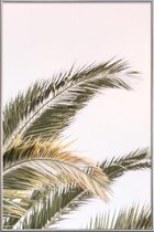 JUNIQE - Poster met kunststof lijst Oasis Palm 3 -13x18 /Groen