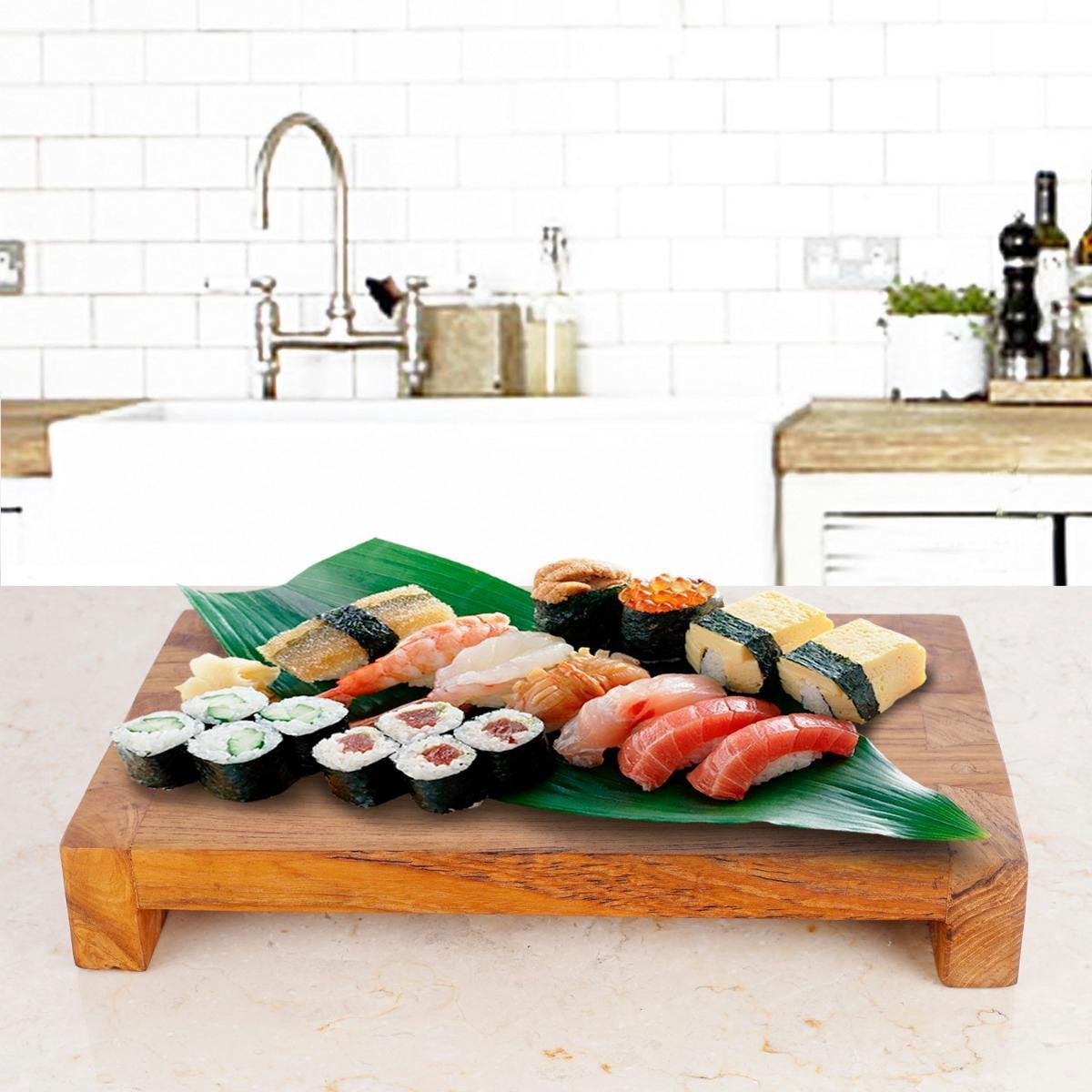 Houten serveerplank voor Sushi - Sashimi 