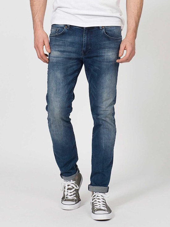 Petrol Industries - Heren Seaham Slim Fit Jeans jeans - Blauw - Maat 28