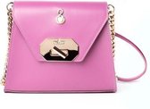 dames tas- Kate Rosa Fenicottero  - luxe - leer.