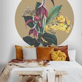 Behangcirkel Utopia 2 Mustard 190 cm doorsnede