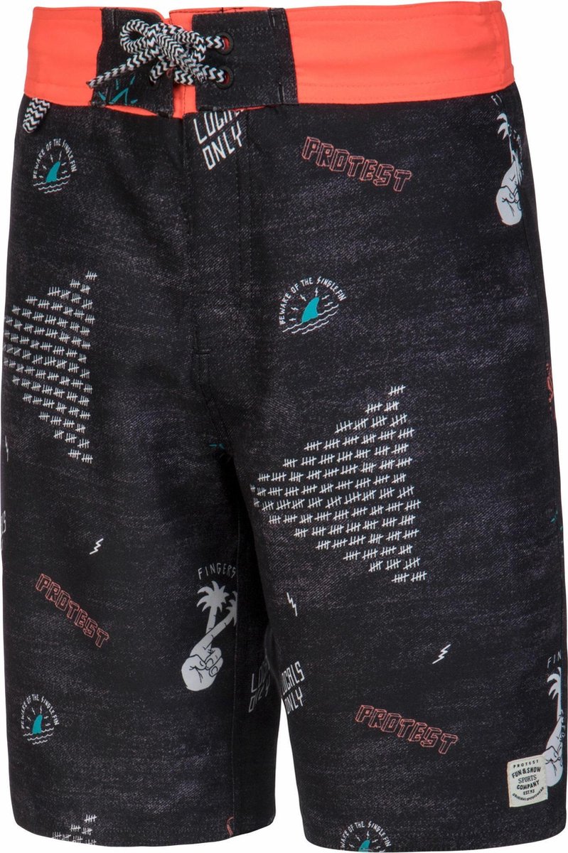 EXPERT JR Jongens Beachshort - True Black - Maat 176