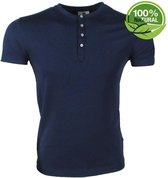MZ72 - Heren T-Shirt - 100% Biologisch katoen - Treelife - Navy