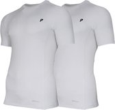 2-Pack Donnay Thermoshirt korte mouw - Baselayer - Heren - Maat L - Wit