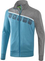 Erima 5-C Polyesterjack - Jassen  - blauw licht - XL