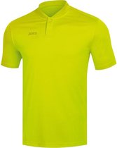 Jako Polo Prestige Lemon Groen Maat XS