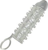 Crystal Skin Penis Sleeve - Toys voor heren - Penissleeve's - Transparant - Discreet verpakt en bezorgd