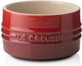 LE CREUSET - Schaaltje 20 cl - Schaaltje stapelbaar - Kommetje - Vaatwasserbestendig - Geschikt voor hapjes en desserts - Thermoresistent - Aardewerk - Rood