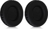 kwmobile 2x oorkussens compatibel met Audio Technica ATH-WS55X - Earpads voor koptelefoon in zwart