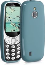 kwmobile telefoonhoesje voor Nokia 3310 3G 2017 / 4G 2018 - Hoesje voor smartphone - Back cover in mat petrol