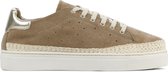 Capobella Vrouwen Suède    Lage sneakers / Damesschoenen  Isabelle sue - Taupe - Maat 37