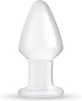 Glazen Buttplug No. 25 - Dildo - Buttpluggen - Transparant - Discreet verpakt en bezorgd
