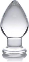 Molten - XL Glazen Buttplug - Dildo - Buttpluggen - Transparant - Discreet verpakt en bezorgd