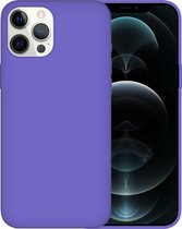 iPhone 11 Pro Case Hoesje Siliconen Back Cover - Apple iPhone 11 Pro - Paars