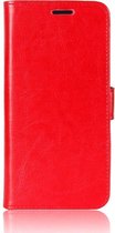 Motorola One Fusion Plus Hoesje - Mobigear - Wallet Serie - Kunstlederen Bookcase - Rood - Hoesje Geschikt Voor Motorola One Fusion Plus