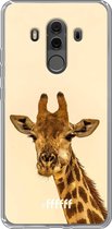 Huawei Mate 10 Pro Hoesje Transparant TPU Case - Giraffe #ffffff