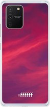 Samsung Galaxy S10 Lite Hoesje Transparant TPU Case - Red Skyline #ffffff