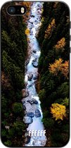 iPhone 5s Hoesje TPU Case - Forest River #ffffff