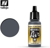 Vallejo 71053 Model Air Dark Sea Gray - Acryl Verf flesje