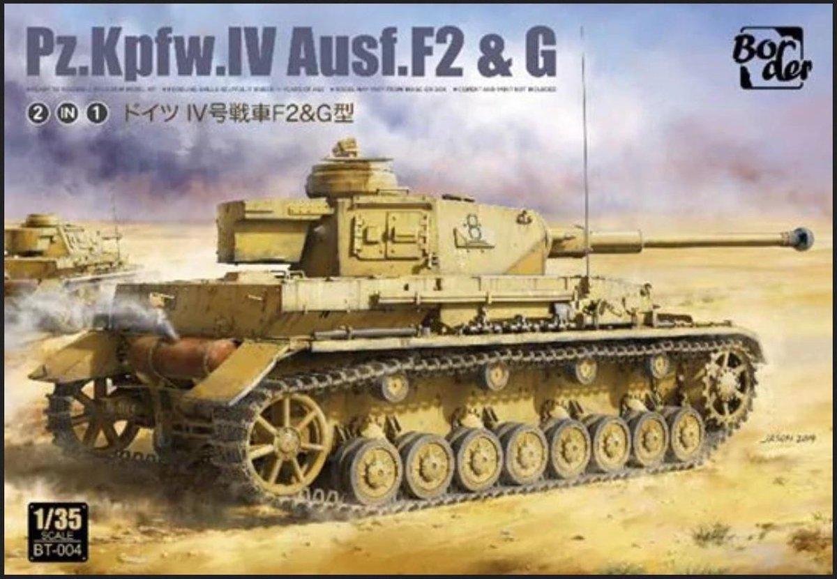 Border Model Modelbouwpakket Militaire voertuigen - BT004 Pz.Kpfw.IV Ausf.F2-G Plastic - 1:35 - Modelbouw