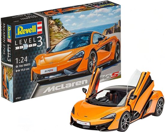 1:24 Revell 07051 McLaren 570S Plastic Modelbouwpakket