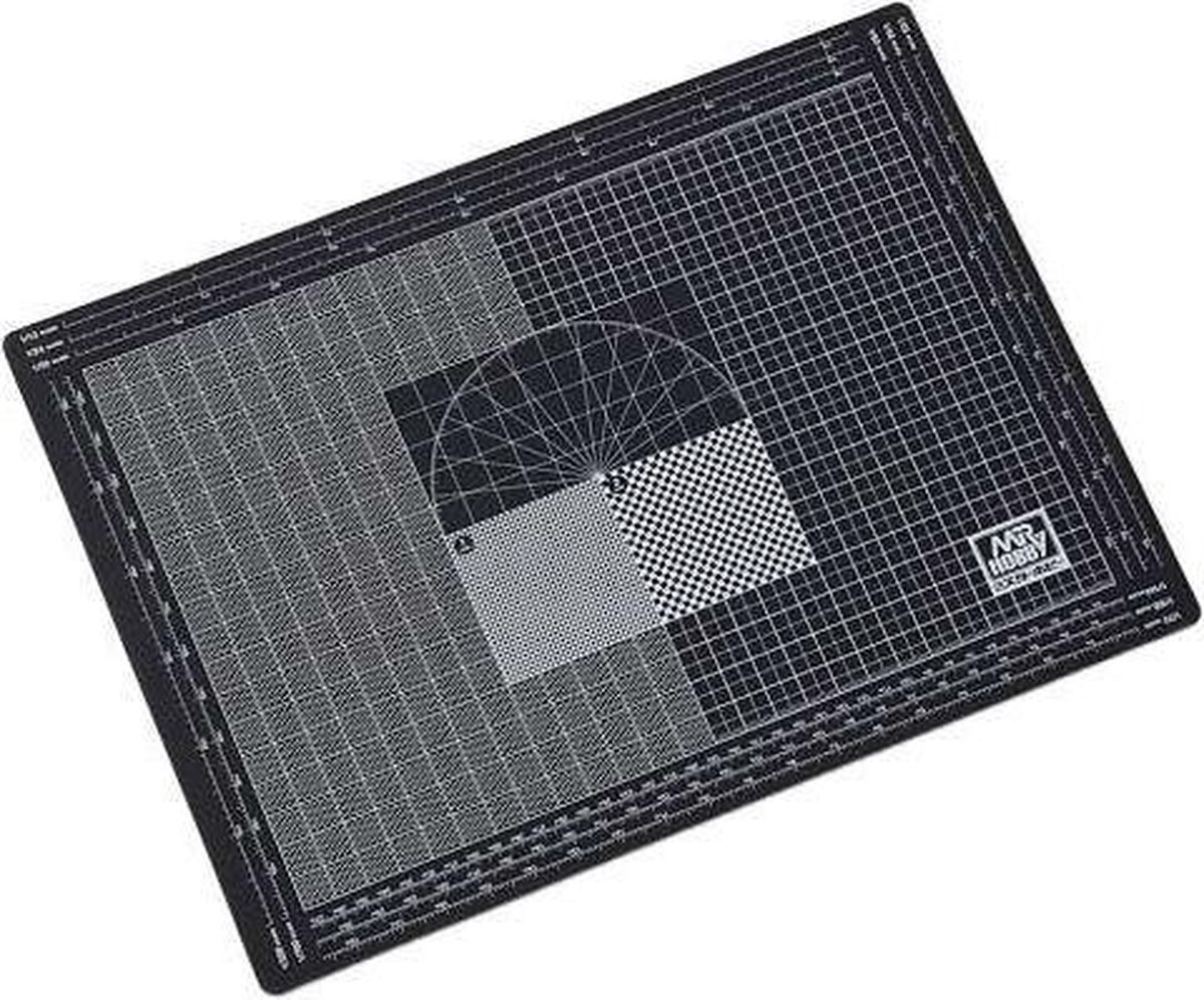 Bol.com Mr. Hobby Snijmat - MT802 MR.Cutting Mat A4 Size - Black aanbieding