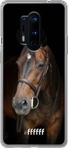 OnePlus 8 Pro Hoesje Transparant TPU Case - Horse #ffffff