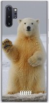 Samsung Galaxy Note 10 Plus Hoesje Transparant TPU Case - Polar Bear #ffffff