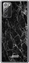 Samsung Galaxy Note 20 Hoesje Transparant TPU Case - Shattered Marble #ffffff