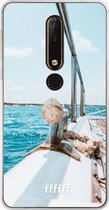 Nokia X6 (2018) Hoesje Transparant TPU Case - Sailing #ffffff
