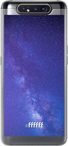 Samsung Galaxy A80 Hoesje Transparant TPU Case - Star Cluster #ffffff