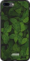 iPhone 8 Plus Hoesje TPU Case - Jungle Greens #ffffff