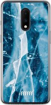 OnePlus 7 Hoesje Transparant TPU Case - Cracked Ice #ffffff